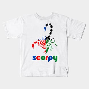 Scorpio - Scorpy full Colored Logo T-shirt for Birthday Gift Kids T-Shirt